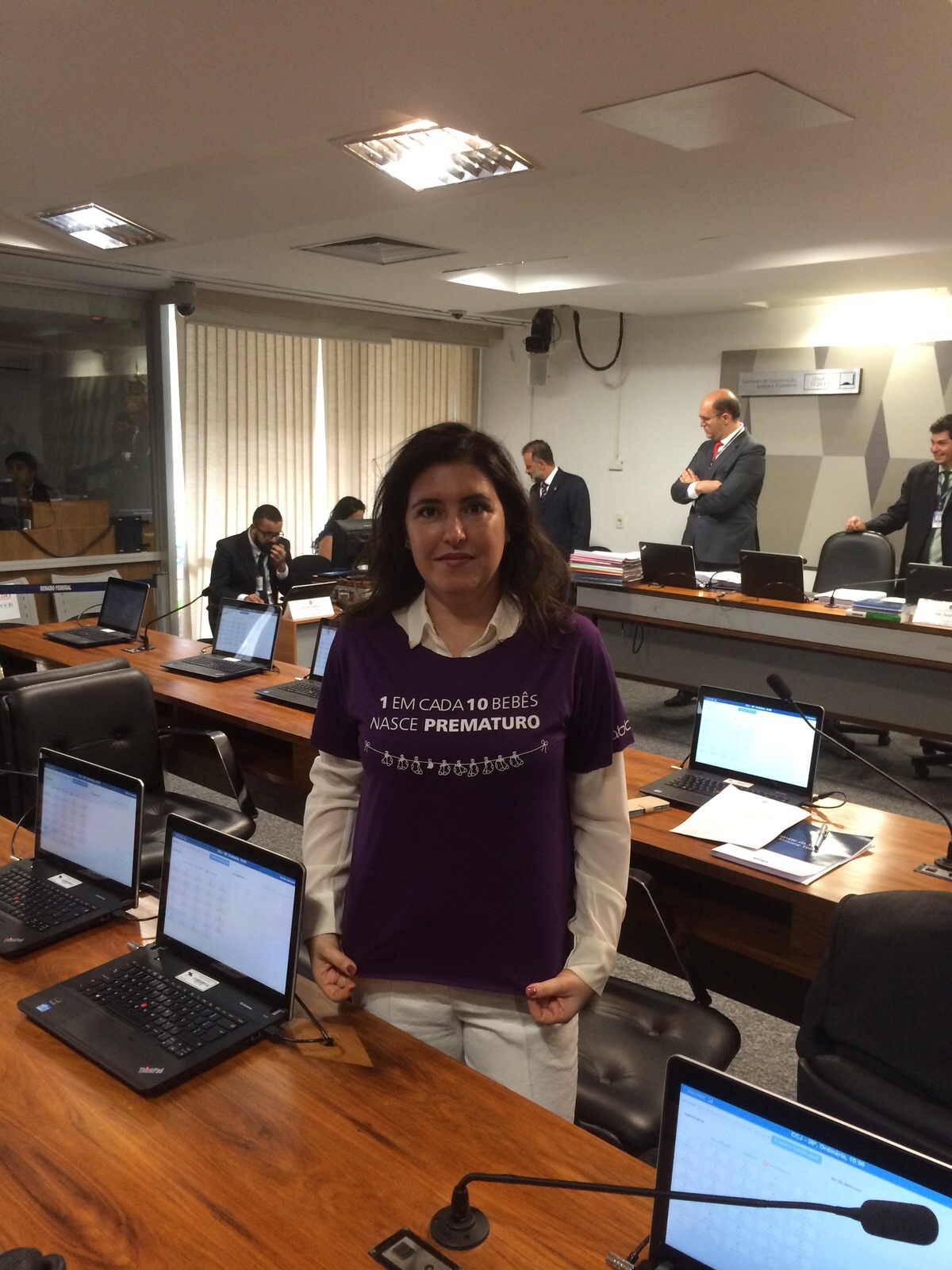 Outra grande apoiadora da causa no Senado brasileiro é Simone .... (Foto: Arquivo Pessoal)