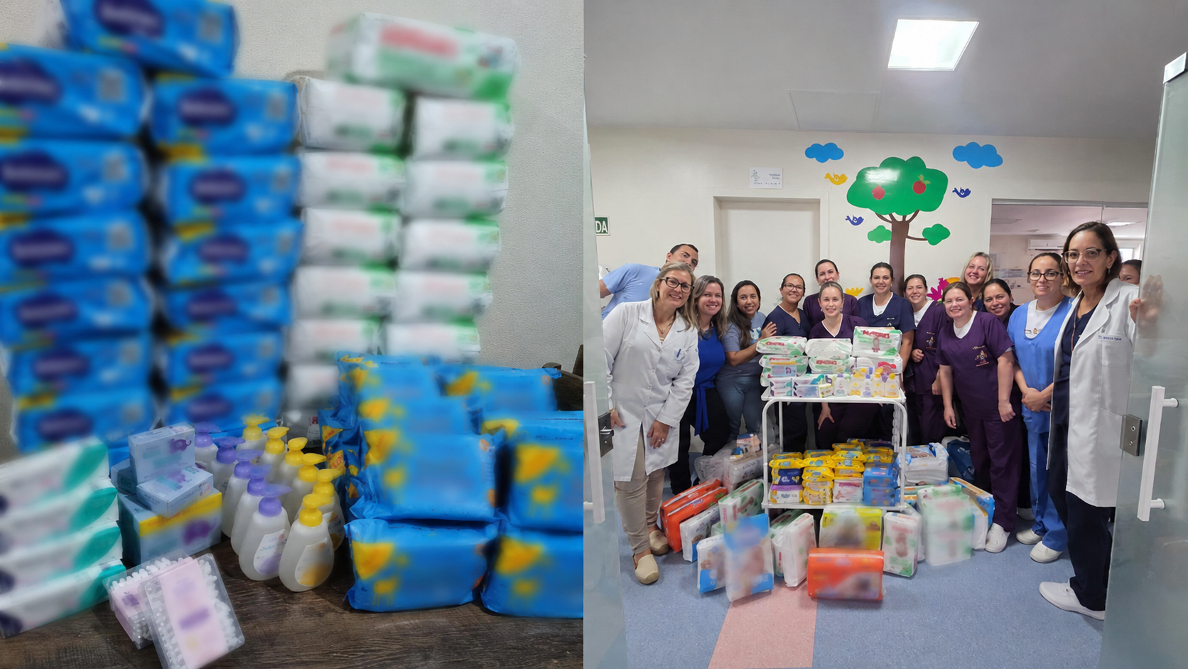 Ação solidária em Bagé leva doações à Santa Casa